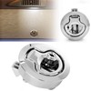 Boat Locking Hatch Latch, Flush Pull Slam Latch, Round Pull