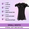 Loc Extensions Human Hair 0.4cm&0.6 cm&0.8cm width 4-18inch 10, 20,