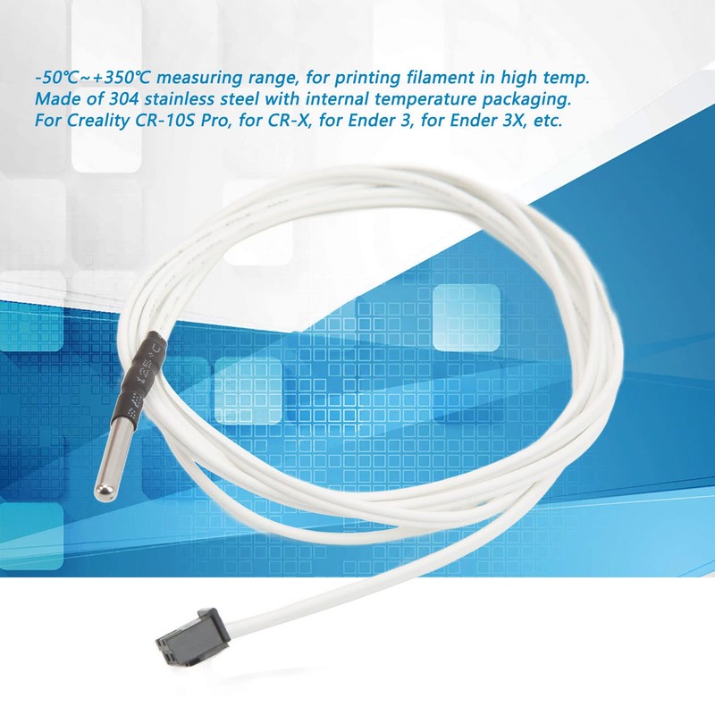 Thermistor Temperature Sensor, Thermistor Sensor, 5 Piece Thermistor Sensor 3D