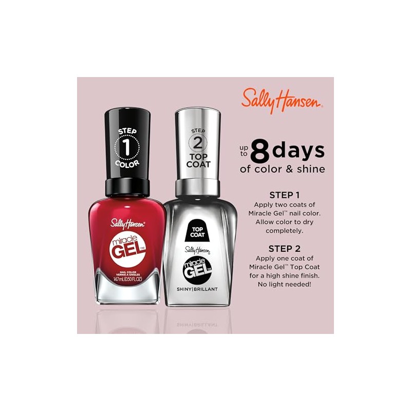 Sally Hansen Miracle Gel Cant Beet Royalty, .5 Oz, Pack