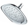High-Pressure 3-function Giant 7.3-Inch Designer Rain Shower Head w/High-Power Pulsating