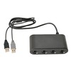 TTX Tech GameCube Compatible 4 Port Controller Adapter for Wii