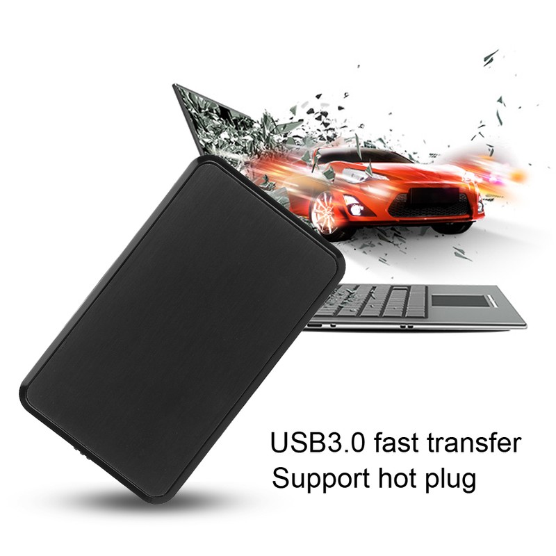 2.5in Hard Drive Enclosure USB3.0 Interface Portable External Hard Disc