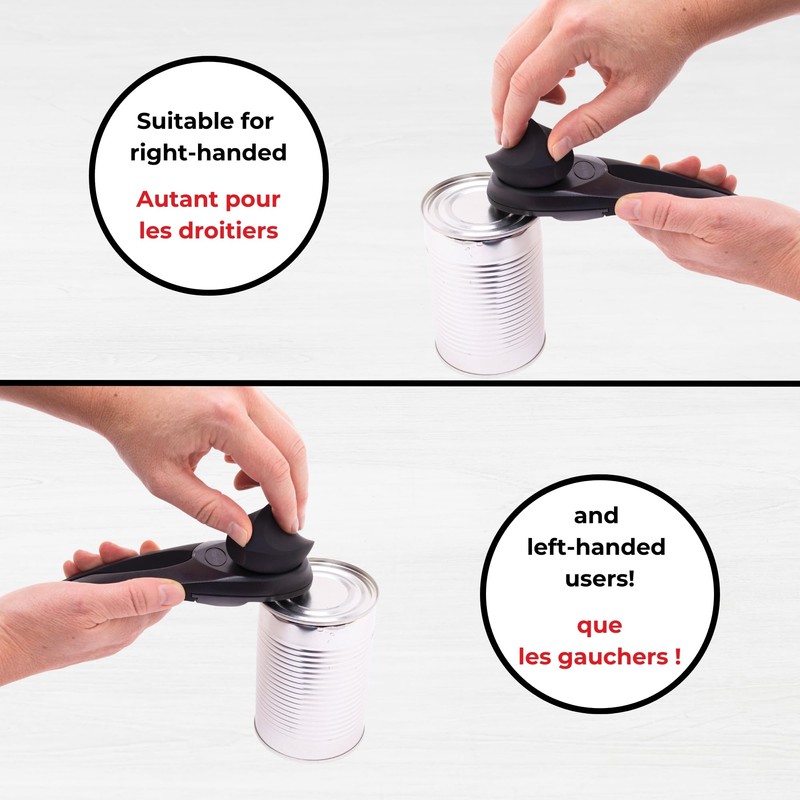 Starfrit MightiCan Can Opener - Safe - Holds Lid and
