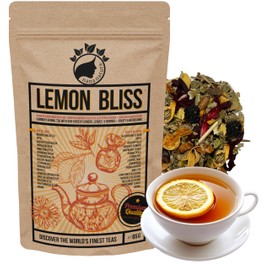 NanaNatura's Original Lemon Bliss Tea – fruchtig-erfrischender Sommer-Kräutertee 85g | als Eistee, Cold Tea oder zur klassisch heiß | mit Sonnenverwöhnten Blüten, Blättern & Beeren | zuckerfrei