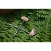 Peach Moonstone Hair Pins (QTY of 2)