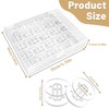 MOXYOY 25PCS Sewing Machine Bobbins, Clear Plastic Bobbins for Sewing