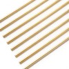 winva Brass Round Rods, C2700 Brass Solid Rods, Metal Shaft,