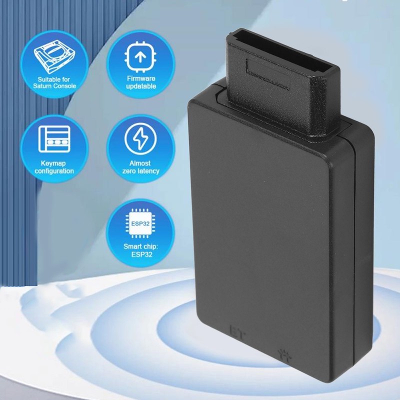 Wireless Controller Adapter for SEGA Saturn Console Stable Connection Quick