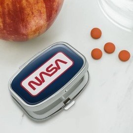 Rectagular Worm Logo Rectangle Pill Case Trinket Gift Box