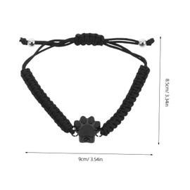 Generic Pet Cremation Jewelry Stainless Steel Keepsake Bracelet with Memorial Bracelet for Dog Ashes Thoughtful Tribute for Pet Remembrance