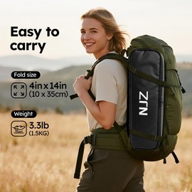 NJZ Lightweight Folding Camping Chair — Compact & Portable Design, Easy Setup Collapsible Chair for Hiking, Beach, Camping & Outdoor Relaxation