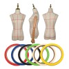 3 Vestido Autoadhesivo De Cinta Adhesiva De 10 Uds. Rojo