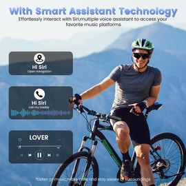 Jacuate Polarized Bluetooth Sunglasses for Men,Sport Smart Glasses for Women with Open Ear Music Speakers,Built-in Mic,UV Protection Running Baseball Sunglasses, Cycling Glasses(Black)