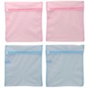 Top-sangyo 65078700 Laundry Net, Square Color, Pink, Blue, Set of