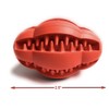 Nibble Pet Products Healthy Teeth Interactive Dog Toy Chew, Red