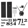 Frameless DIY Wall Clock Modern Mirror Wall Sticker for Home