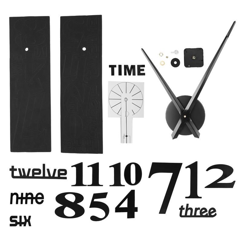 Frameless DIY Wall Clock Modern Mirror Wall Sticker for Home