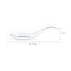 100PCS Plastic Spoons, 4.7Inch Disposable Appetizer Spoons, Heavy Duty Plastic