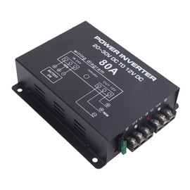 DC 24V to 12V Step Down Converter Voltage Reducer Converter with Temperature Control for Cars Trucks RVS SUVs Buses 80A