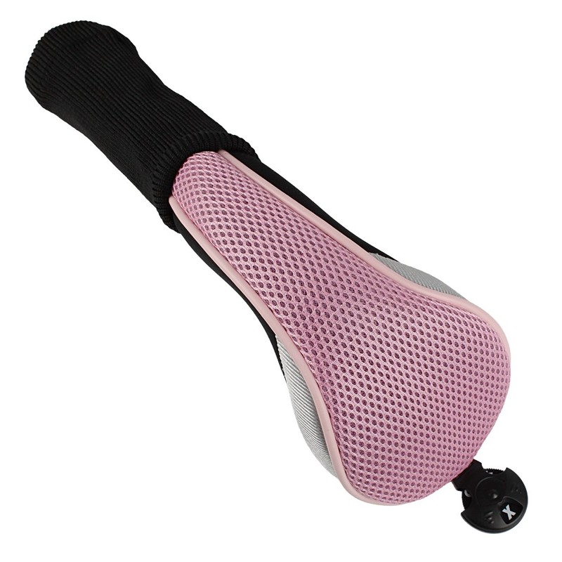 Andux Long Neck Golf Hybrid Club Head Covers with Interchangeable