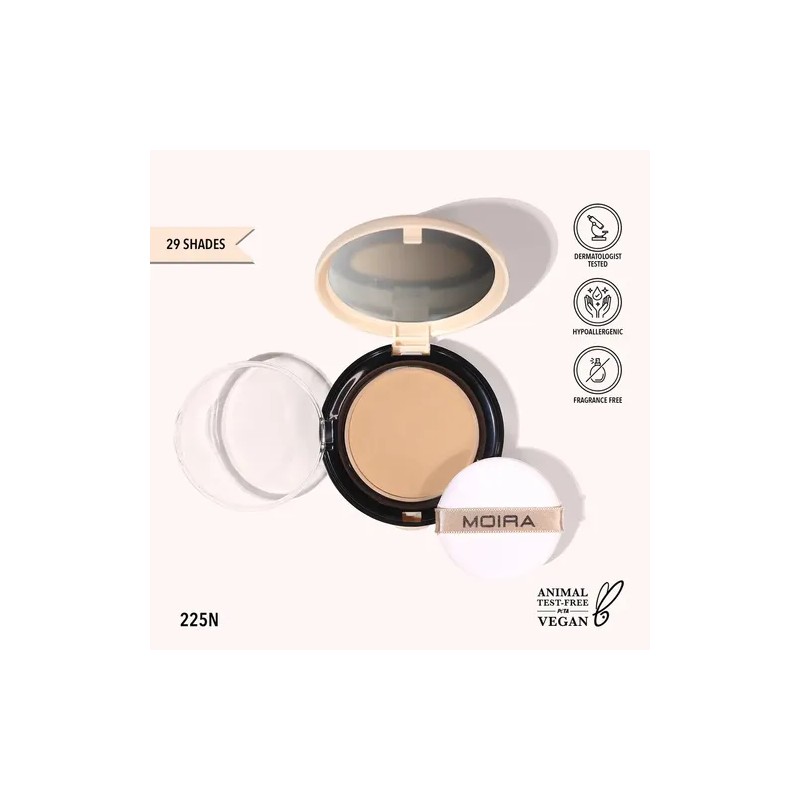 Base De Maquillaje En Polvo Moira Cometics Powder Foundation Tono