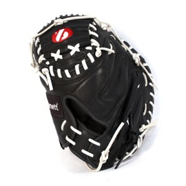 GL-201 RH competition catcher baseball glove, genuine leather, adult 31", black