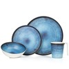 Camping Crockery Set 1 Person 4-Piece Melamine Picnic Crockery Set