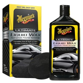 Meguiar's Meguiar's Ultimate Liquid Wax, Durable Protection that Shines, Towel and Pad Included - 16 Oz Bottle