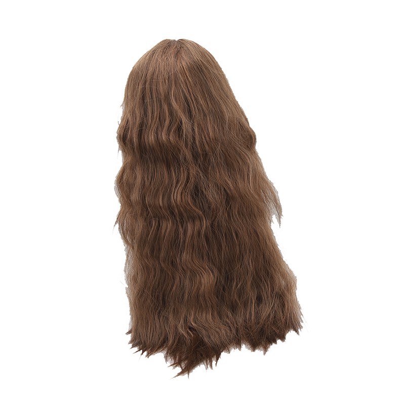 Women Long Curly Wigs Central Parting Universal Wig Headgear for