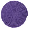 Super Soft 3 Strand Twisted Cotton Rope (Purple, 1/4 Inch