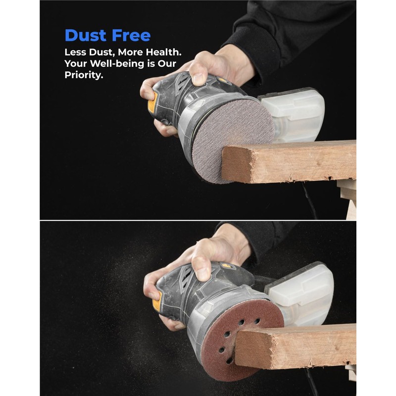 toolant Mesh Abrasive 5 inch Sanding Disc, Dust-Free 8 Hole