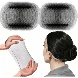 20 pcs red para cabello cocina, Red de Pelo Tejida，Cofias Desechables Ligeras, sin costuras, muy elásticas e invisibles, ideales para pelucas de mujer, cosplay y fiestas. (Negras)