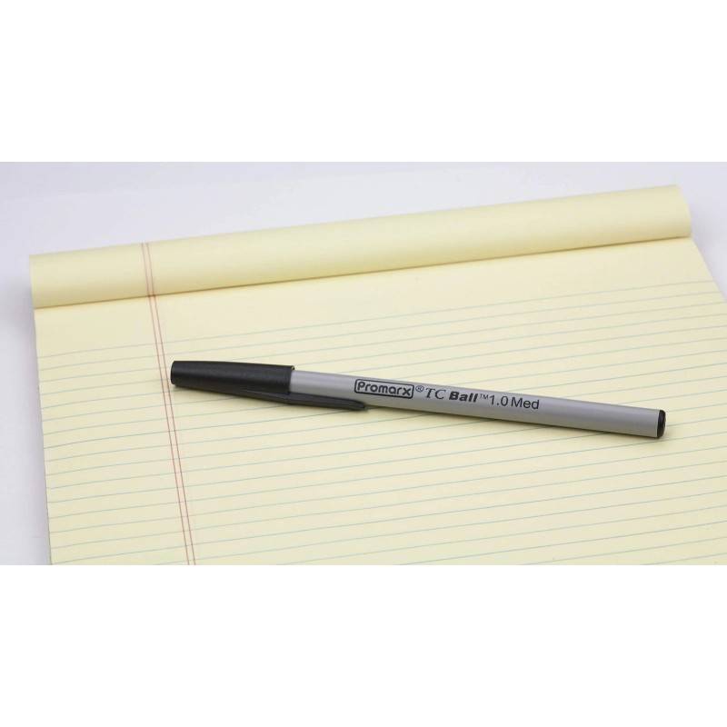 Promarx TC Ballpoint Pens 10 Count Medium Point Black Ink
