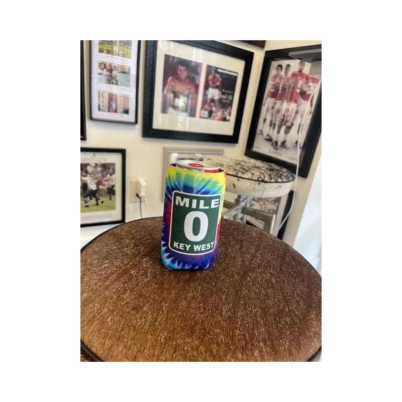 (5) Pack Mile Marker 0 Key West Can Bottle Holder