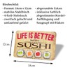 Life is Better with Sushi Retro Decorative Hanging Sign with