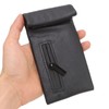 Smell Proof Bag PU Leather Waterproof Multipurpose Storage Bag for