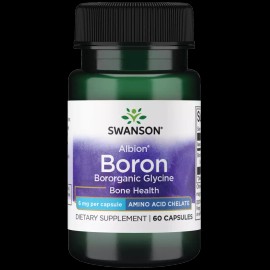 Swanson Boron from Albion Bororganic Glycine 6 mg 60 Capsules
