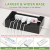 Charging Station Box for Smartphones and Tablets, Bamboo Cable Cord