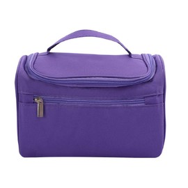 Kytaste Travel Hanging Cosmetics Bag, Makeup and Toiletries Organizer Pouch (Purple)