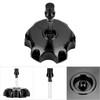 EBTOOLS Motorcycle Fuel Cap Aluminum Black Screw In 50-160cc Offroad