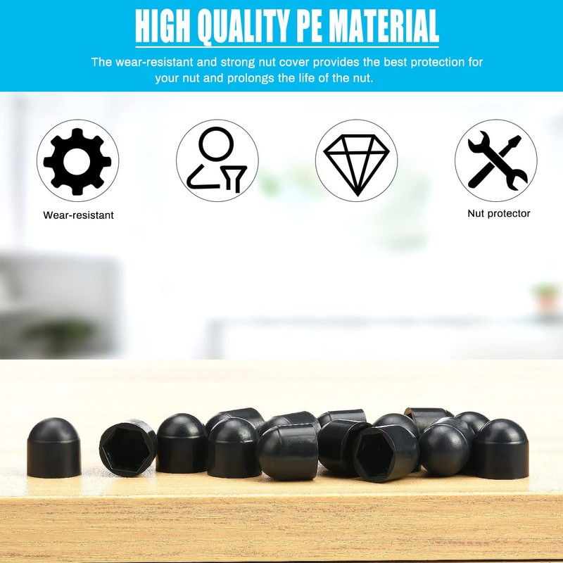 oumuik Bolt Cover M6 / 10mm Spanner Screw Nut Protective