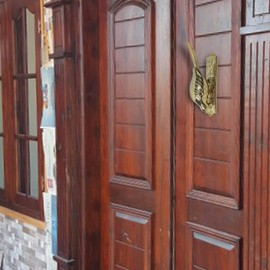 Fenzo Woodpecker Door Knocker Handcrafted Antique Style Aluminum Front Door Knocker, Vintage Bird Design, Rustic Outdoor Home Décor, Loud Knock, Easy to Install for Porches & Entryways (Golden)