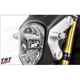 TST Grom (13-24) Dedicated Front LED Turn Signal with Dedicated Connector FLH01C (Clear)