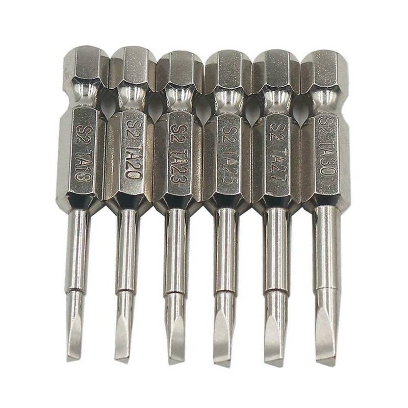 Triangle Screwdriver Bit Set, 6 Pieces Triangle Screw Head, 2