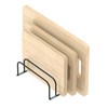 KORRTFID Cutting Board Storage Rack, Compact Cutting Board Organizer, Chopping