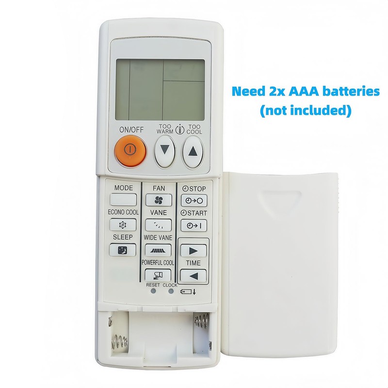 Replacement Remote Control for Mitsubishi Electric Mr Slim Air Conditioner