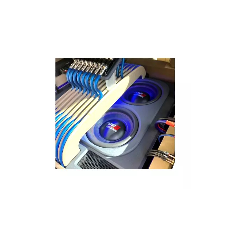 Bullz Audio 4000 WATTS BLUE 1/0 GAUGE AWG AMPLIFIER WIRING