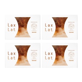 アプロド Laxlat ラクスラット (ダイエットコーヒー/痩せるコーヒー) 置き換え ダイエット サポート 食物繊維 乳酸菌 GABA (1箱 2g×15包入 / 粉末タイプ) ラクスラッド ラスクラット ラスクラッド (4箱, コーヒー)