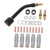 LALAFINA Mig Welding Accessory Kit Welder Tips Nozzle Holder and